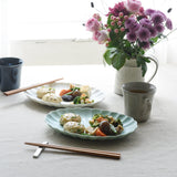 【ご注文受付終了】*器と遊ぶお花たち(with CRAFTAL)ーフラワーベース&マグ・プレート2個セットー